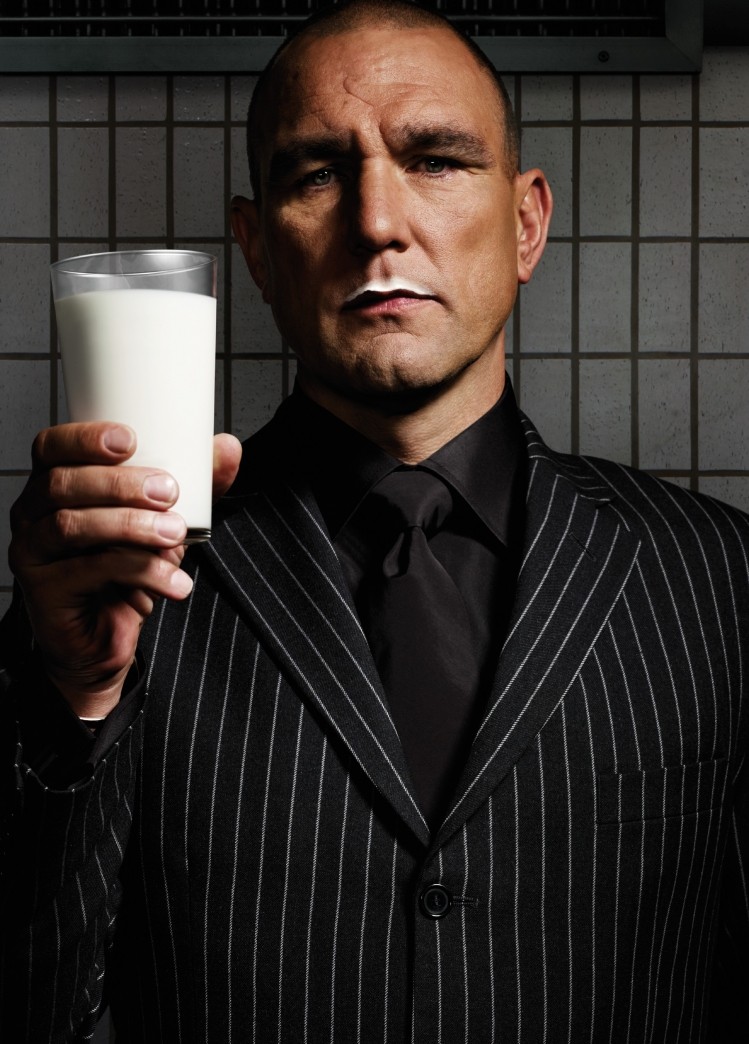 ‘Drink milk if you know what’s good for you!’ Vinnie Jones unveiled as new face of UK milk campaign