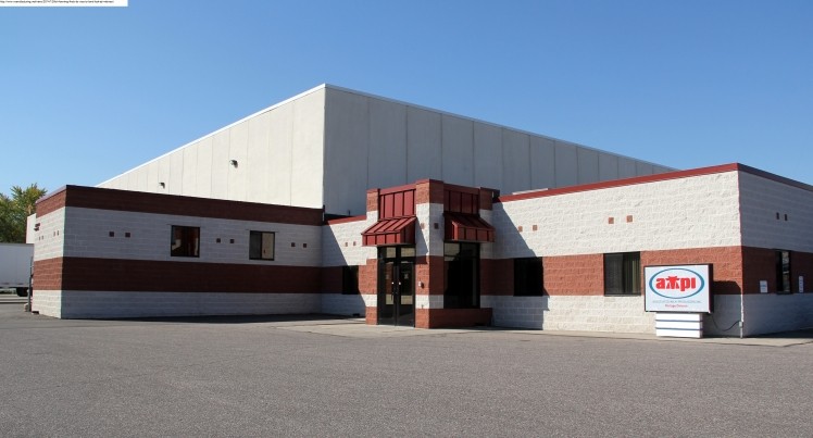 Before the fire: the AMPI cheese packaging plant in Portage, Wisconsin. 