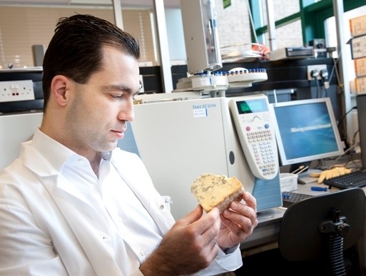 Dr Kostas Gkatzionis (pictured) and his team were able to pinpoint a certain strain of yeast as the smelly culprit.