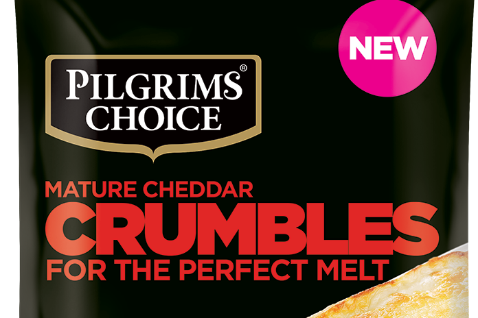 Pilgrims Choice Crumbles 'version 2.0 of grated cheese': Adams Foods