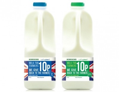 Milk for Farmers offers consumers 'choice to support dairy farmers directly': Morrisons