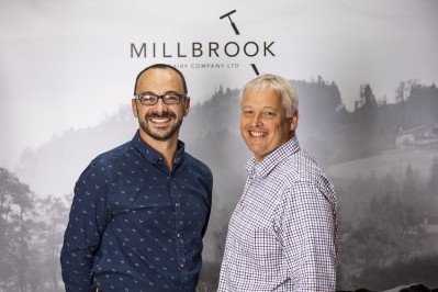 Millbrook Dairy Company's David Evans and Kevin Beer. Photo: Millbrook Dairy Company