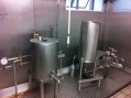 Miniature equipment is used to produce small, experimental batches.