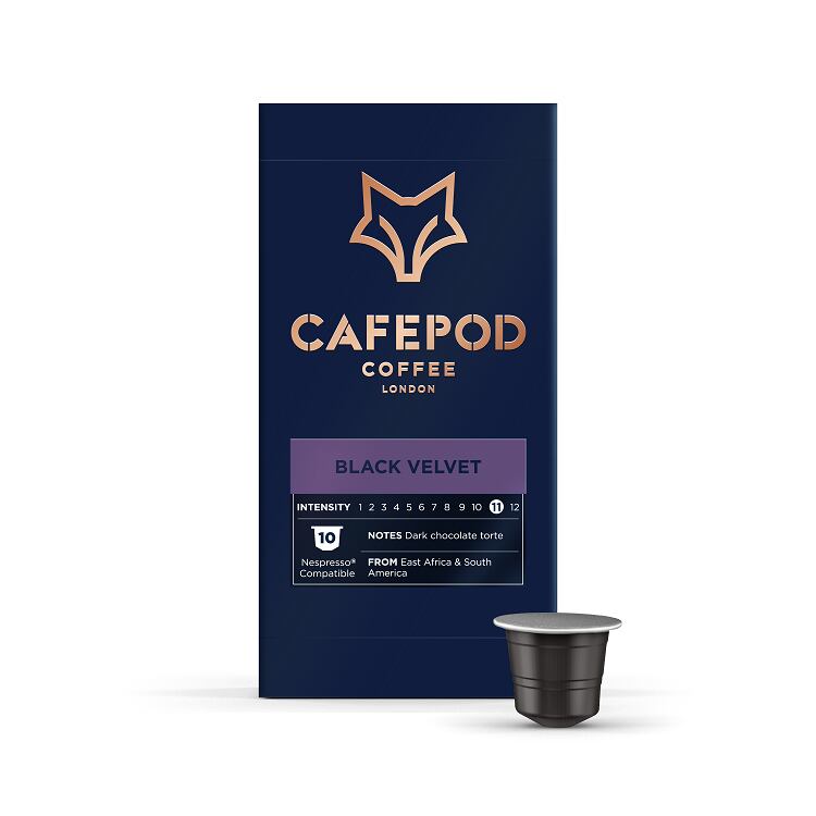 Black Velvet coffee pods   