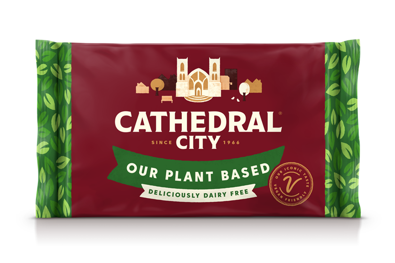 Cathedral City's vegan block cheddar