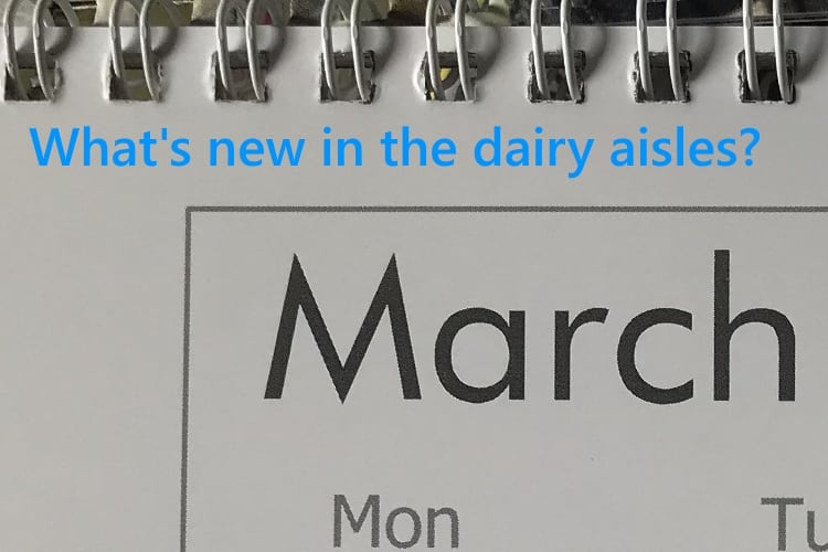 A round-up of new dairy products in March