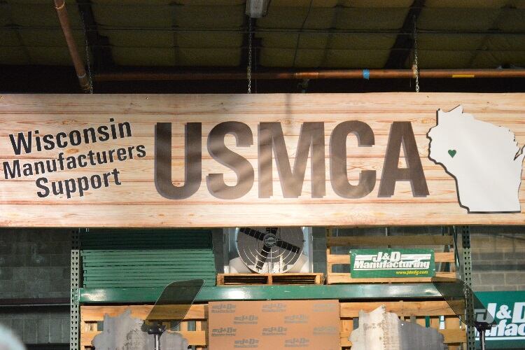 Pence stresses USMCA importance for dairy at trade talks in Wisconsin
