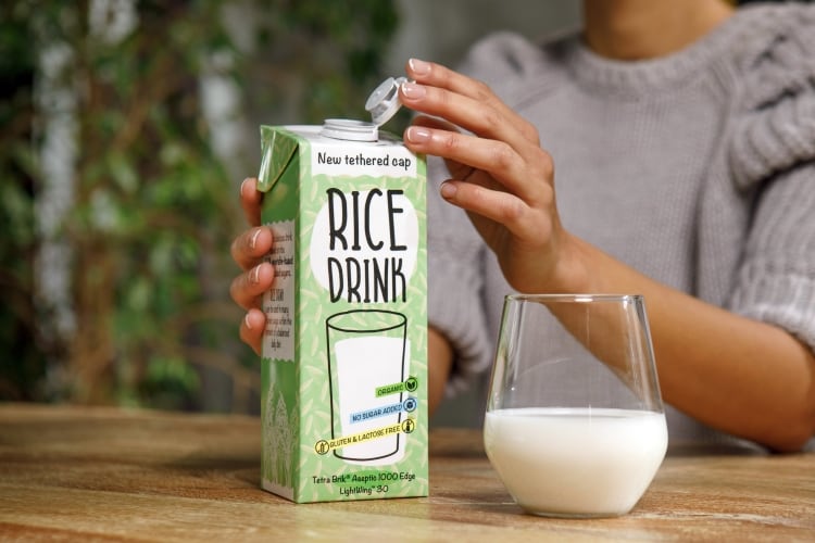Tetra Pak partners with beverage brands to launch tethered caps on carton packages