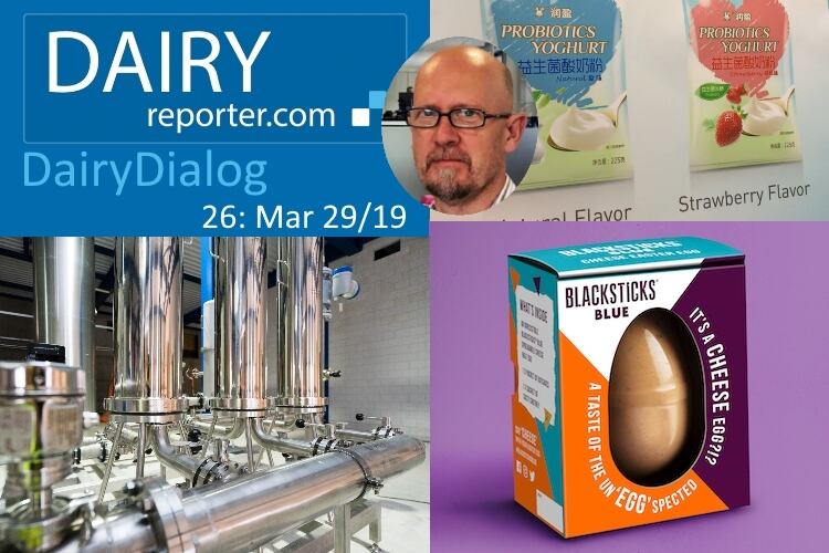 Dairy Dialog podcast 26: Danone Nutricia plant opens, Butlers Farmhouse Cheeses cheese Easter eggs, BioGrowing probiotics