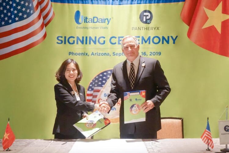 PanTheryx signs deal with VitaDairy