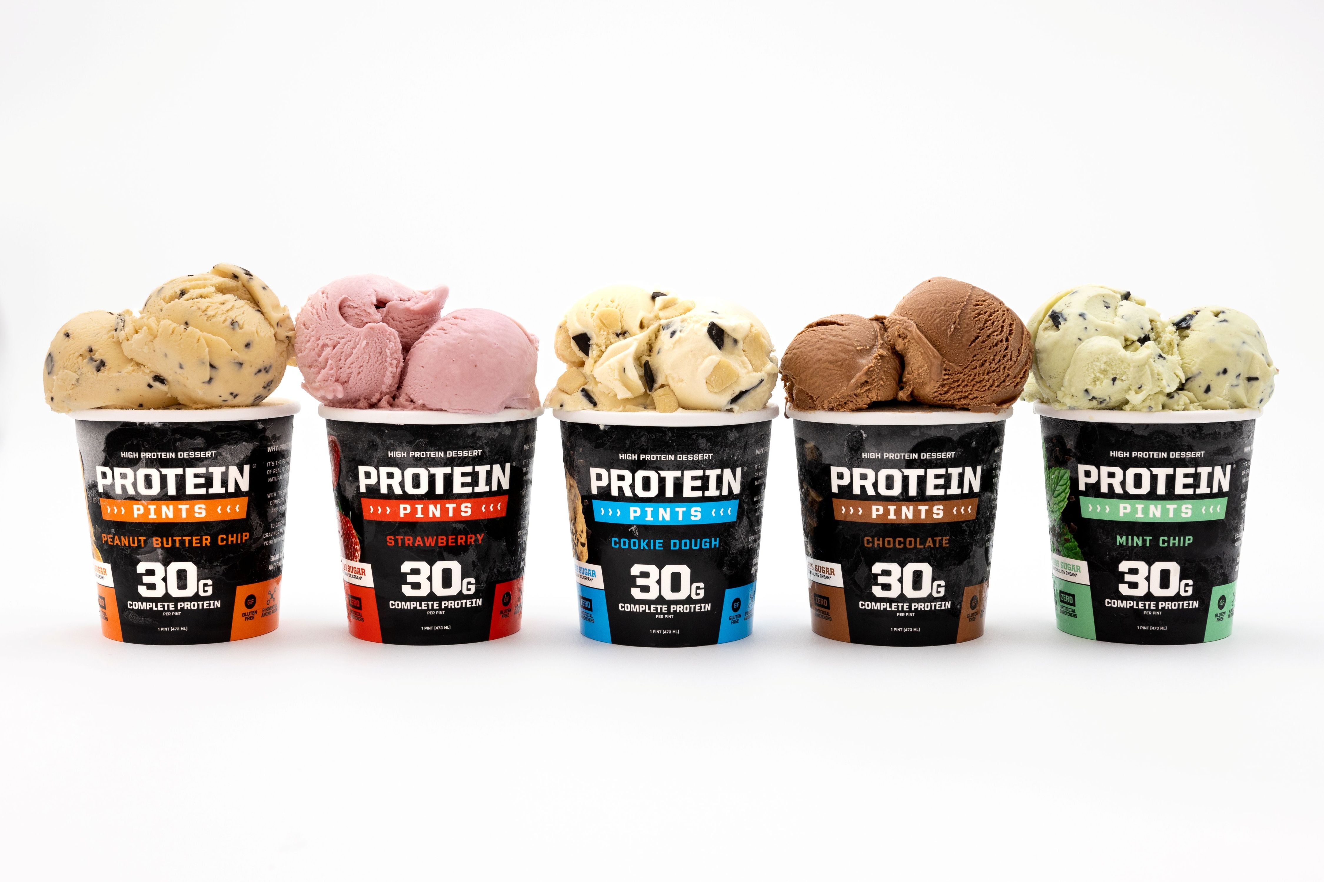protein pints flavors ice cream high protein