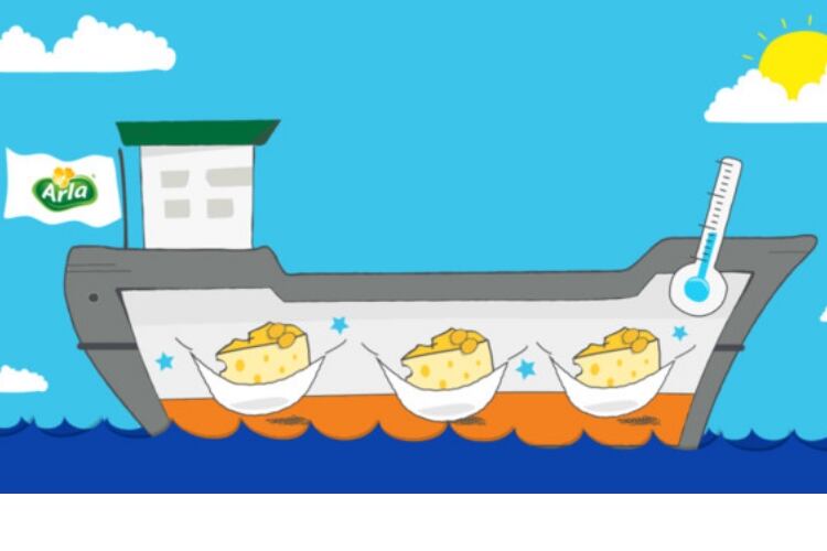 Arla introduces supercooling to transport fresh products worldwide