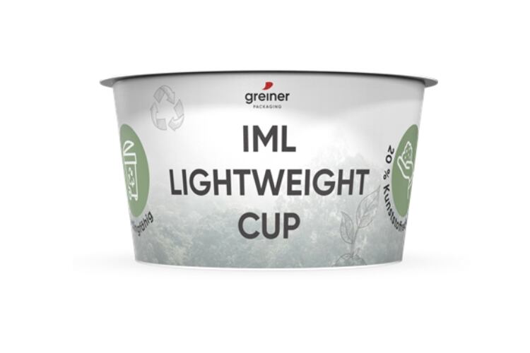 Greiner Packaging reducing material usage for yogurt cups