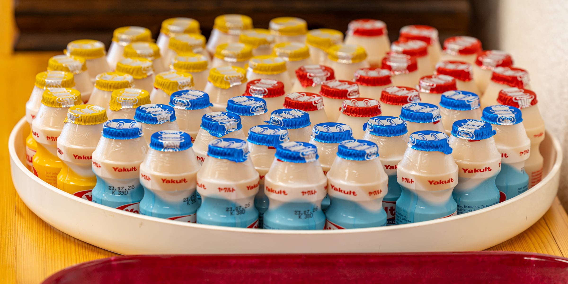 Yakult's core portfolio, including Original, Balance and Plus