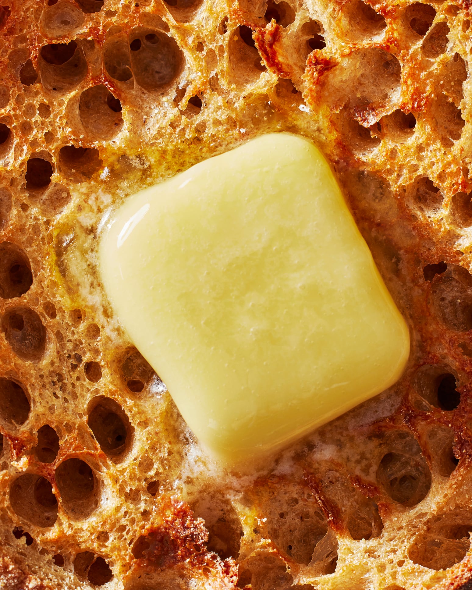 Butter on toast