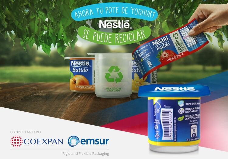 Emsur and Nestlé look to better recycling in the Chilean yogurt market