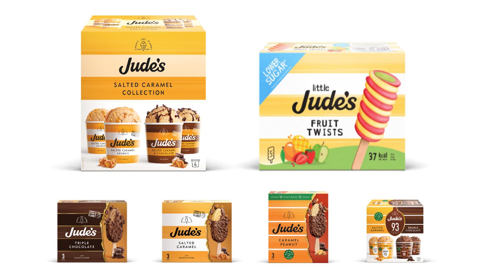 Jude’s Salted Caramel Collection and Fruit Twists