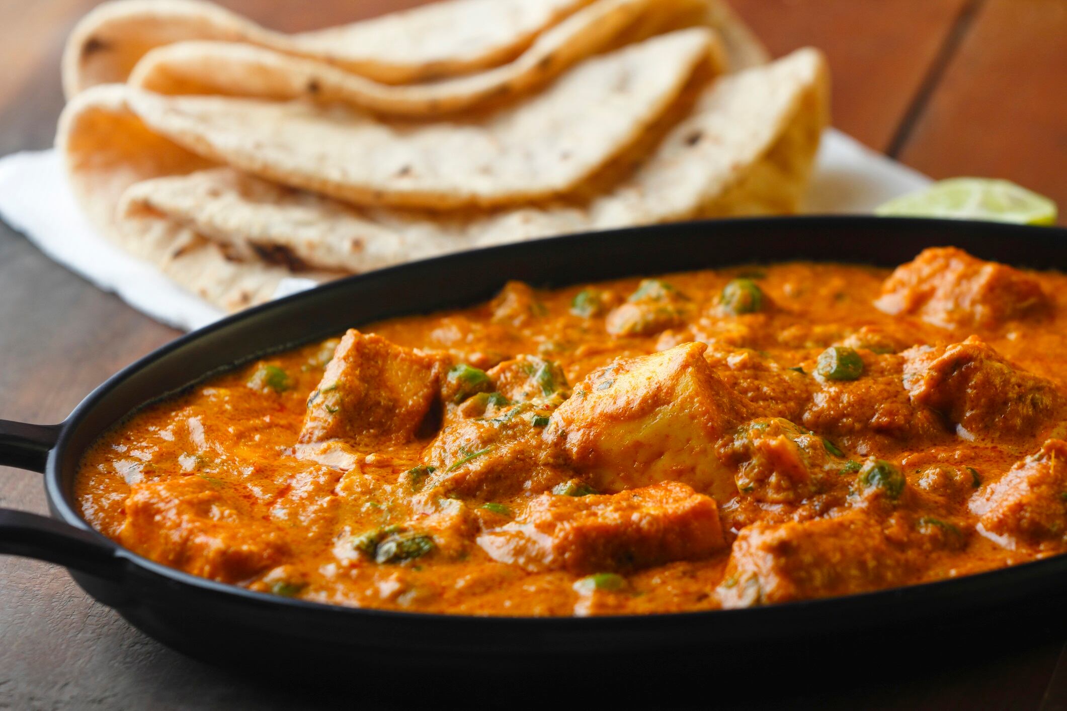 Matar Paneer curry