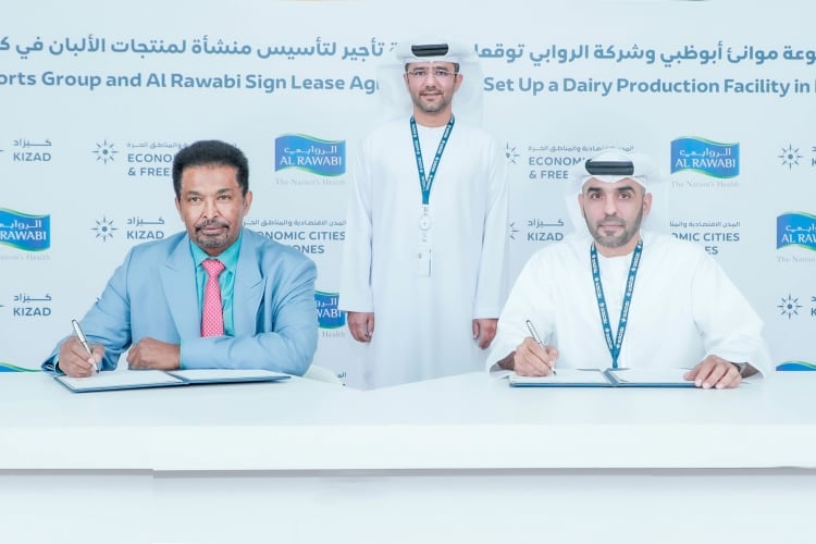 Al Rawabi to set up $177m dairy production facility in KIZAD