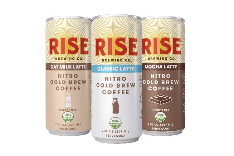 Organic nitro cold brew oat beverage lattes launching