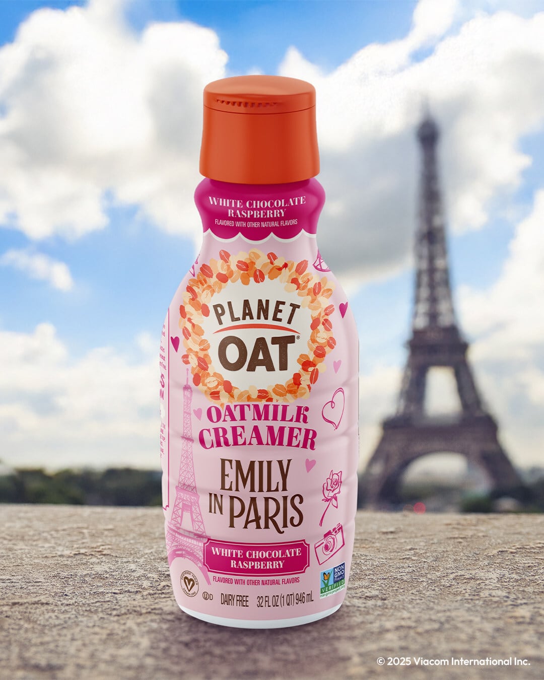 Planet Oat White Chocolate Raspberry Oatmilk Creamer x “Emily in Paris"