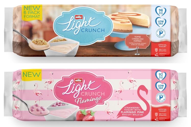 Müllerlight launches low-fat Crunch range 