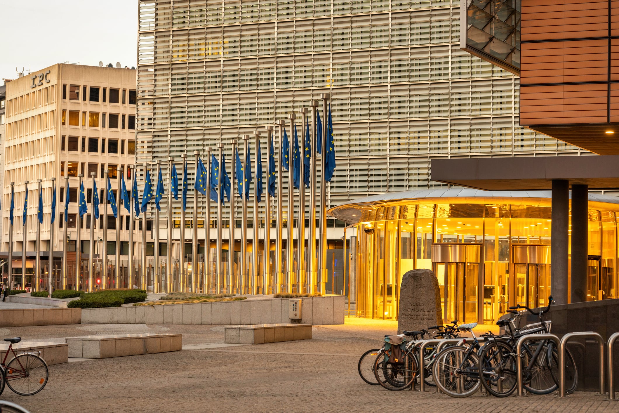 European Commission, Le Berlaymont, in the European district.
View of Brussels, Belgium, capital of Europe, with architecture and tourist views