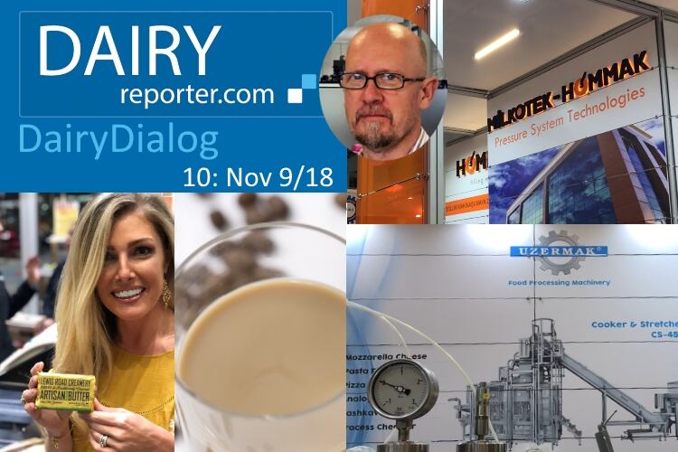 Dairy Dialog podcast 10: Food-Tech Eurasia, Tate & Lyle and Lewis Road Creamery butter