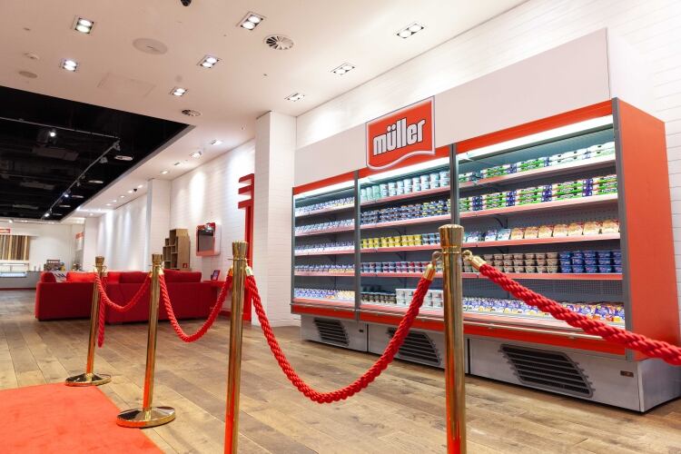 Müller pop-up to create unique Müller yogurt 