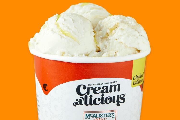 Sweet tea ice cream