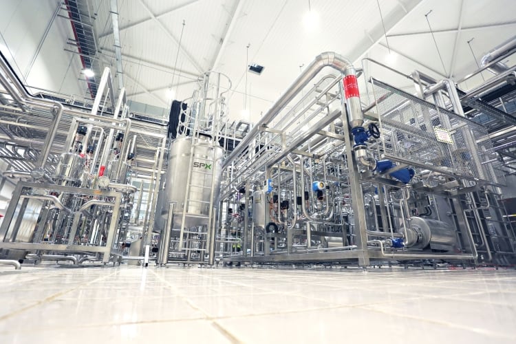 SPX FLOW delivers Food Union plants for dairy products