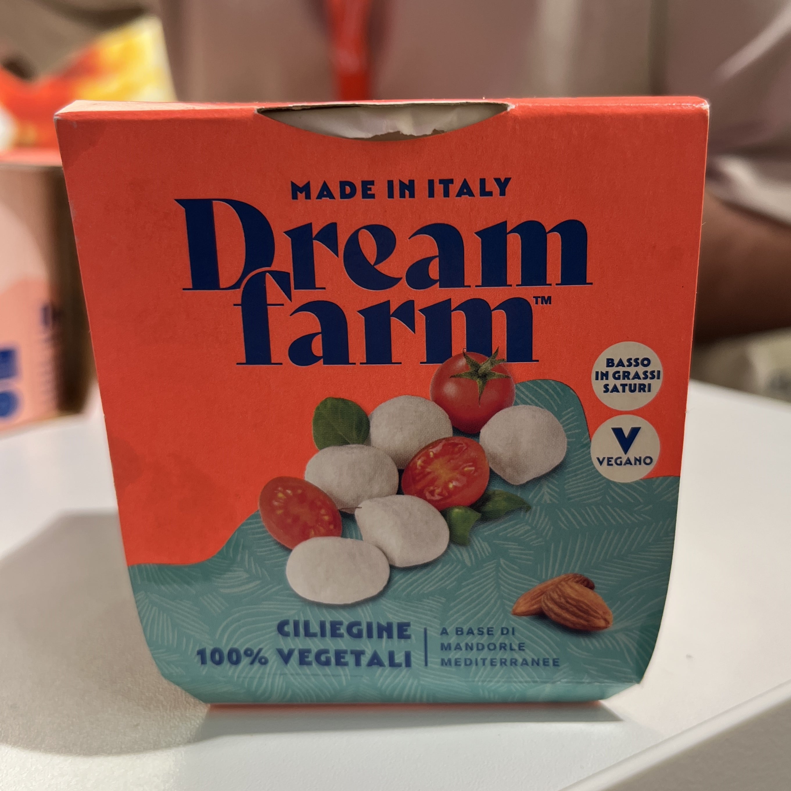 Dreamfarm's plant-based mozzarella balls made from fermented locally-sourced almonds.