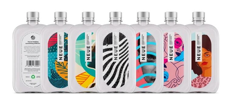 Sustainable luxury bottled water