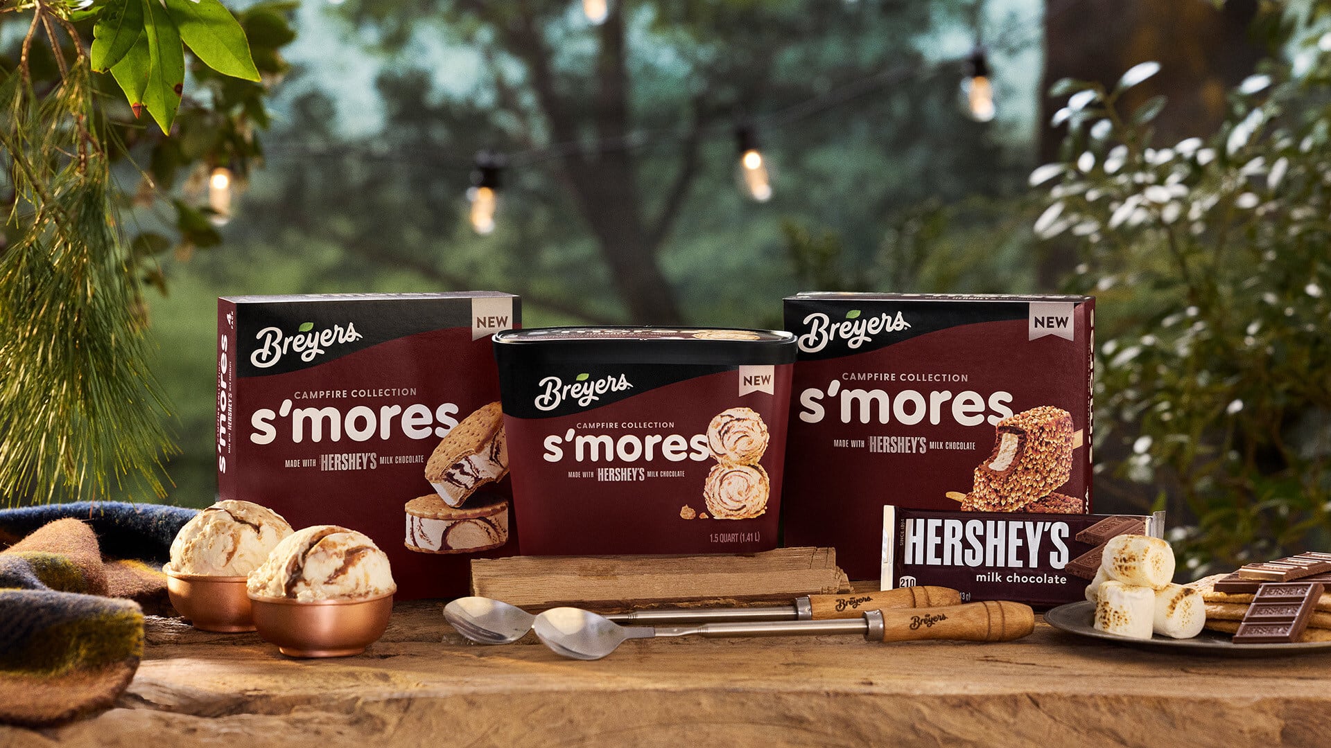 The Breyers Campfire Collection S'mores