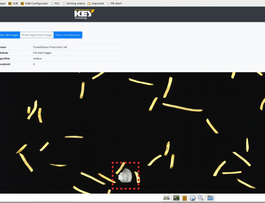 Key Technology enhances its FMAlert for VERYX Digital Sorters