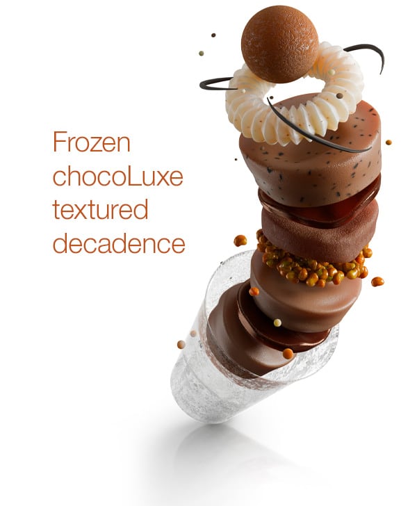 Frozen chocoLuxe textured decadence