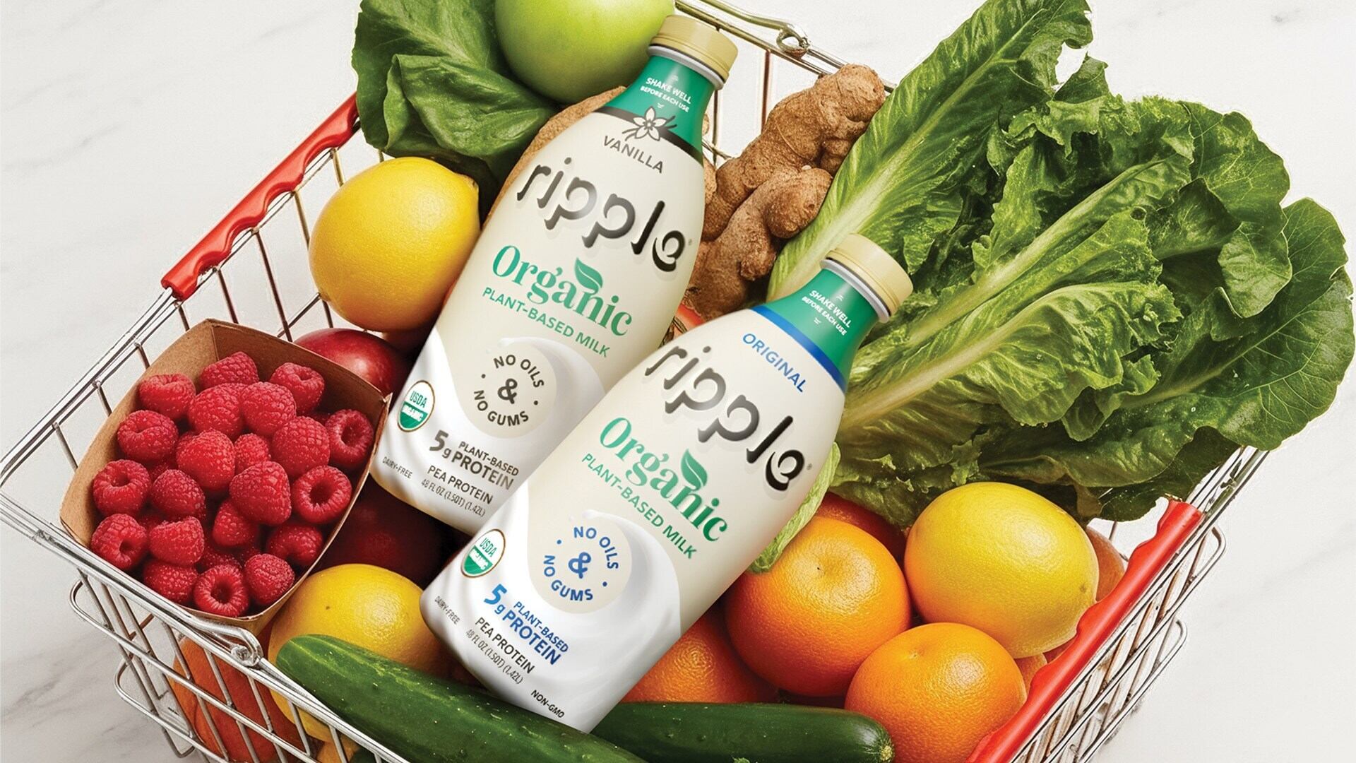 Ripple Organic plant-based milk in Original and Vanilla flavors, made with organic pea protein and delivering 5g of protein per serving, expands Ripple Foods’ portfolio of dairy-free milk alternatives.