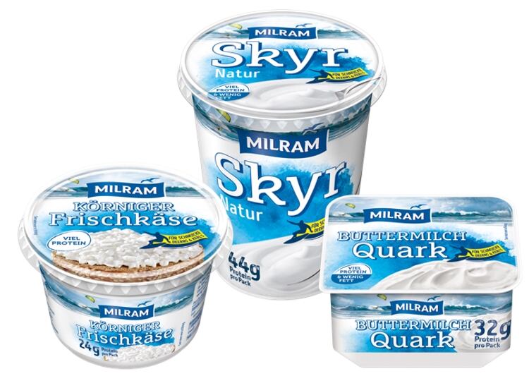 DMK Group creating single concept for Milram protein products 