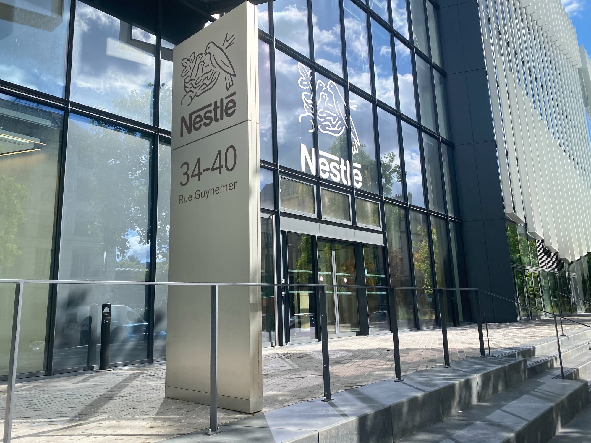 Nestlé France headquarters in Issy les Moulineaux near Paris, France.