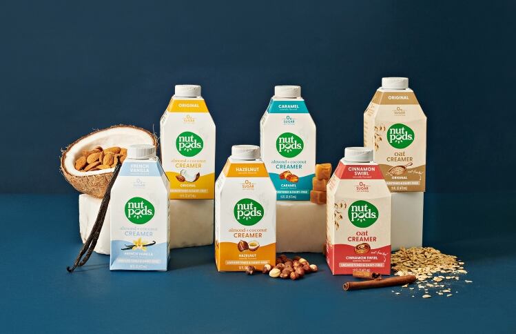 nutpods launches new oat creamers in SIG combidome packaging