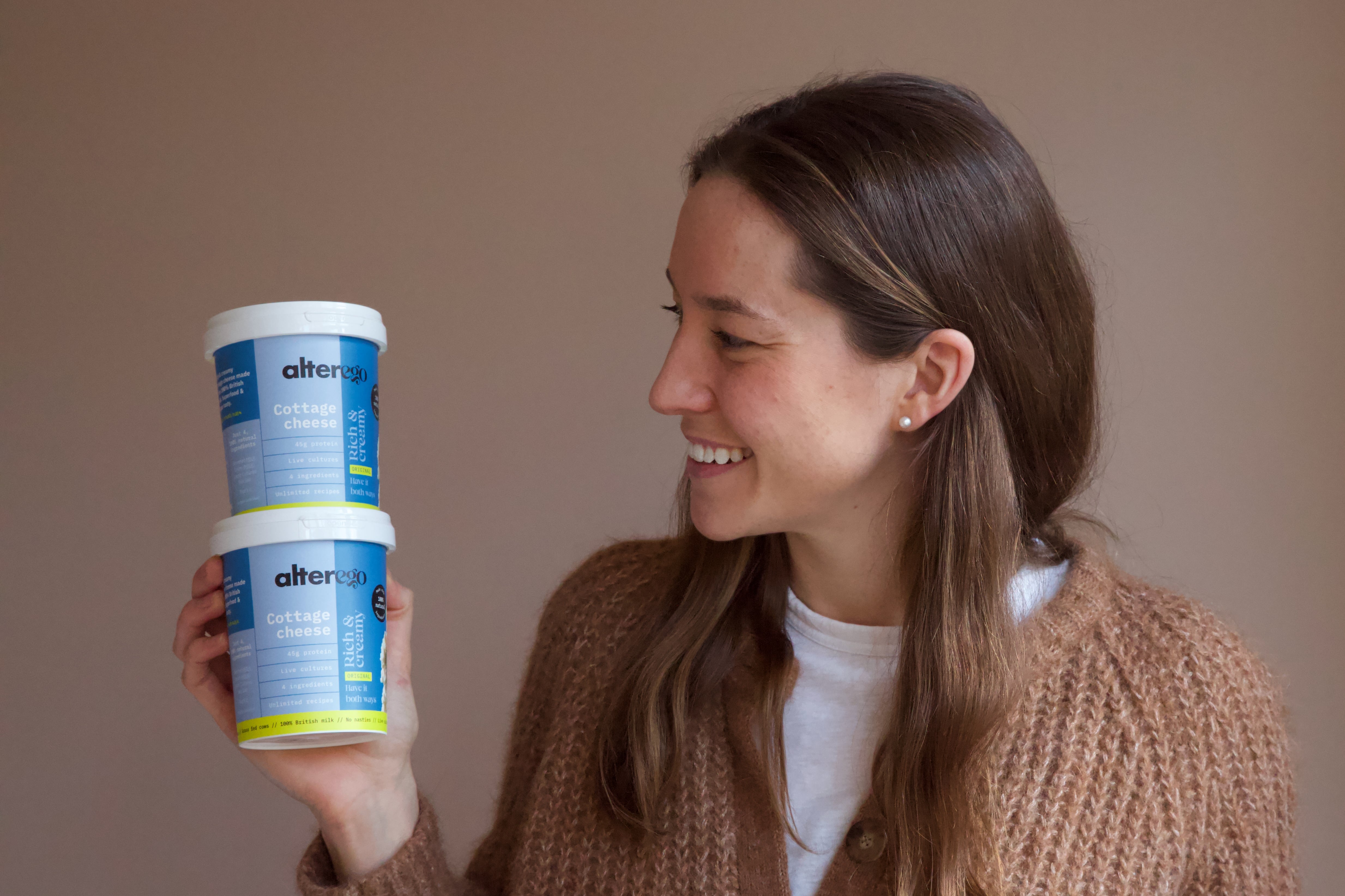 Rose Hancock of cottage cheese brand alterego