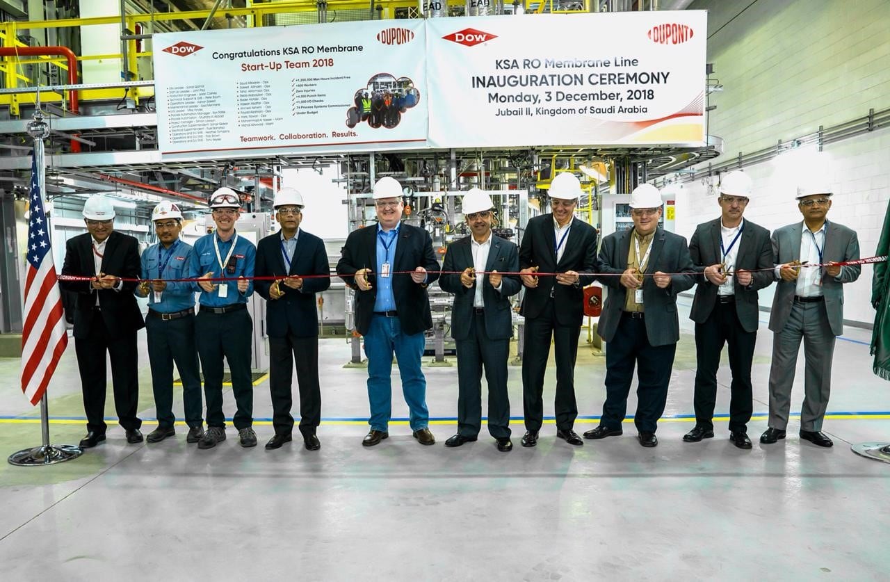 DuPont Water Solutions to open reverse osmosis production line in KSA   