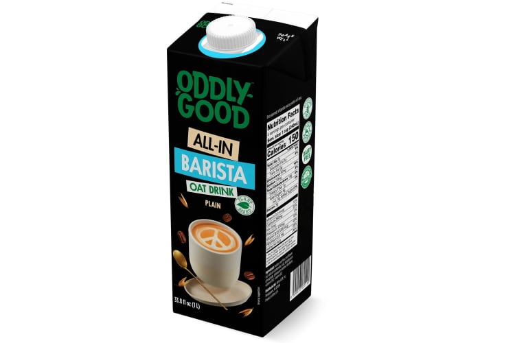 Oddlygood's barista-friendly oat drink