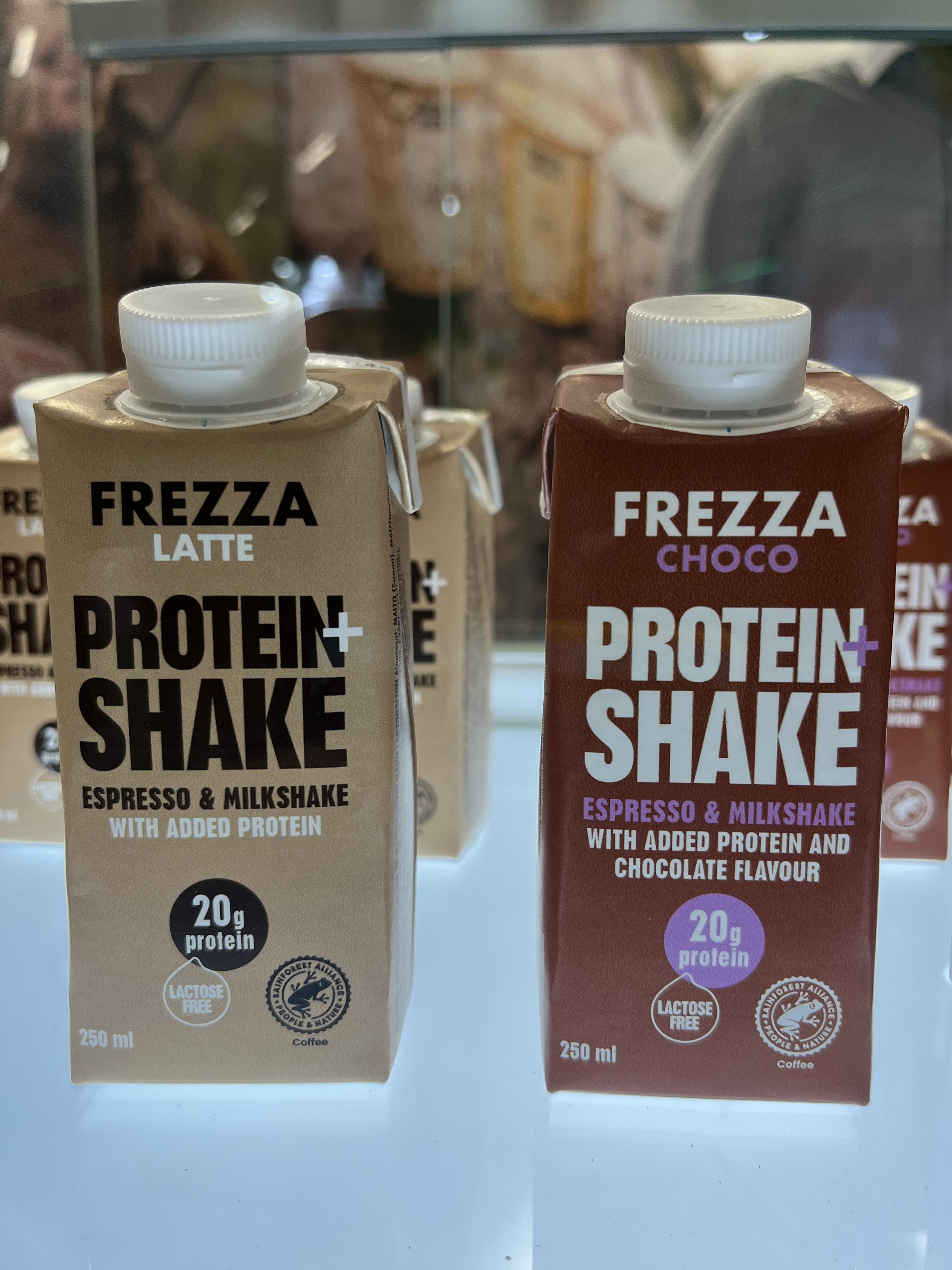 Frezza's RTD protein shakes with espresso.