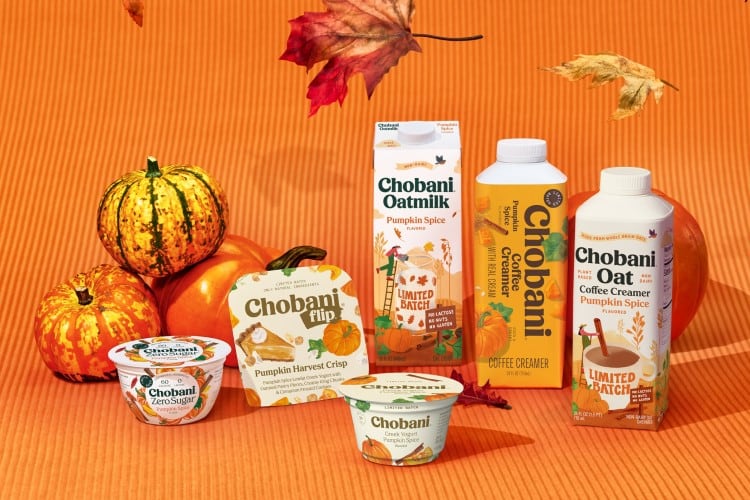Chobani's dairy (and non-dairy) seasonals