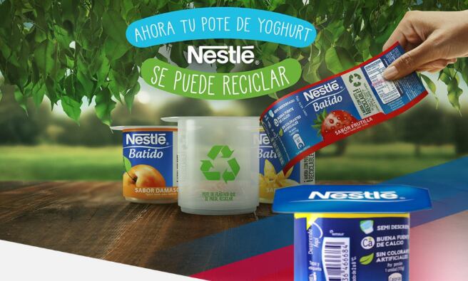 Nestlé Chile makes Batido yogurt pots recyclable