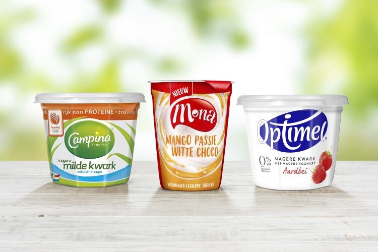 FrieslandCampina switches labels to make cups recyclable