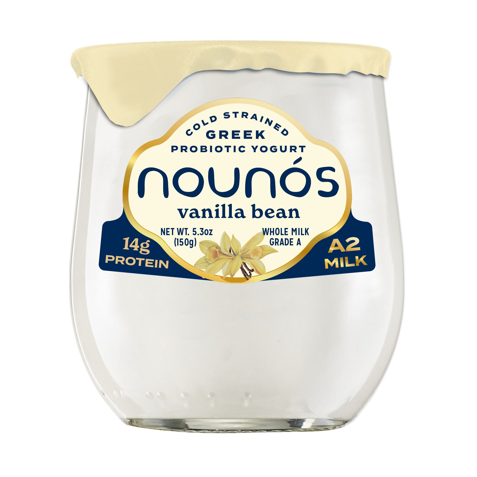 pot of a2 greek yogurt from nounos