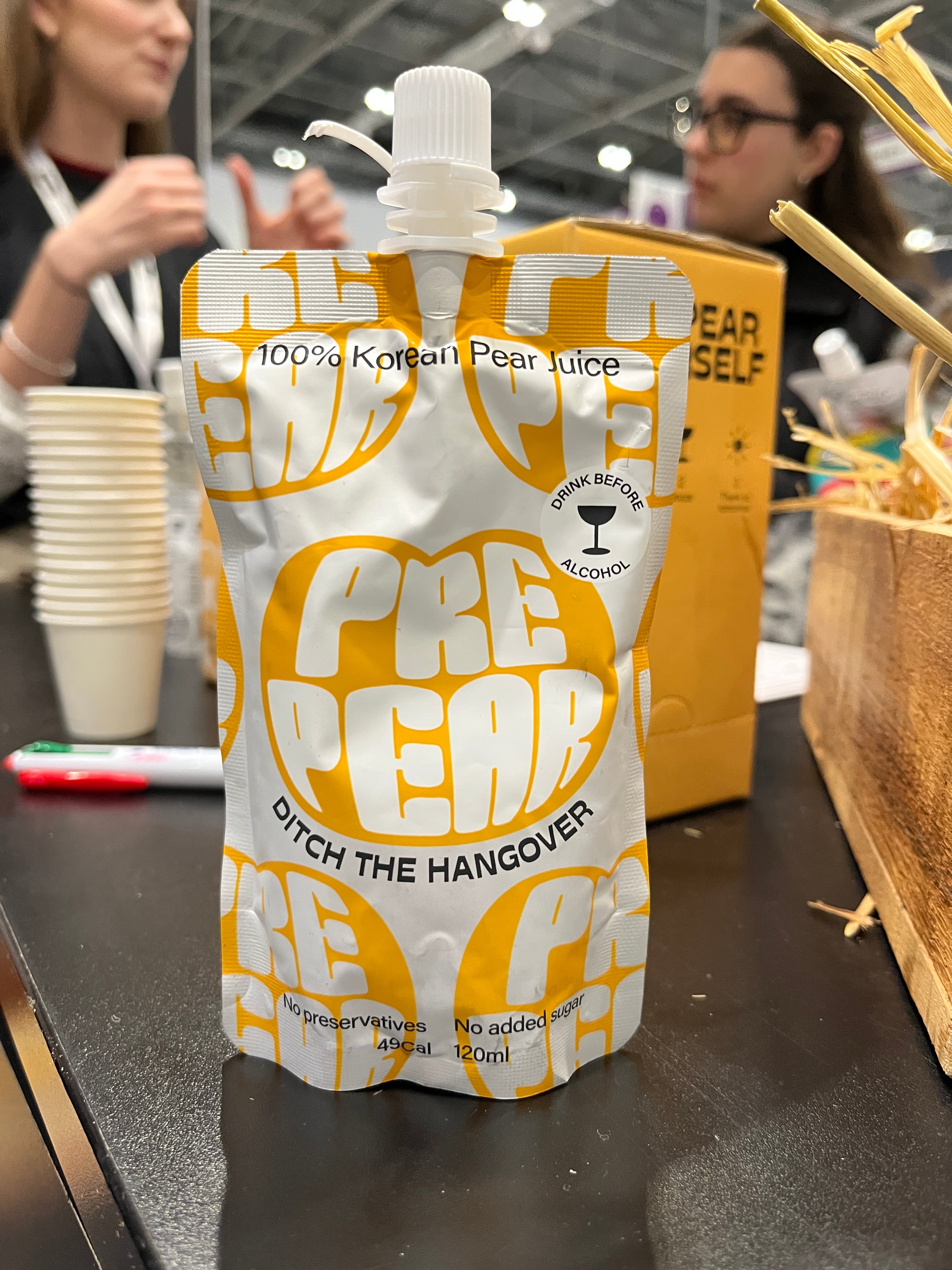 Pouch of PrePear juice