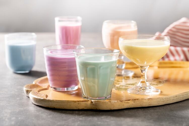 A plant-based coloring solution for dairy alternative drinks